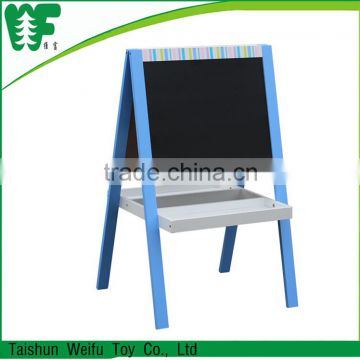 High quality blue wooden kids easel