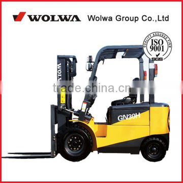 customer highly praised factory half alternating current 3T electric forklif with CE certification