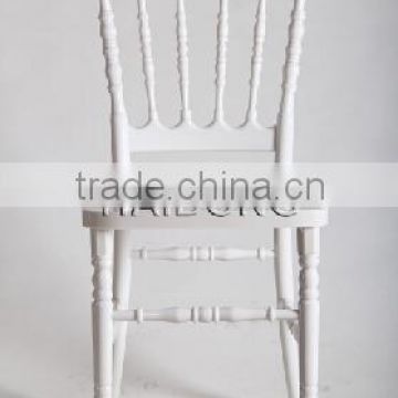China High Quality Polycarbonate Resin Napoleon Chair in White