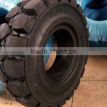 solid forklift tire 7.00x15