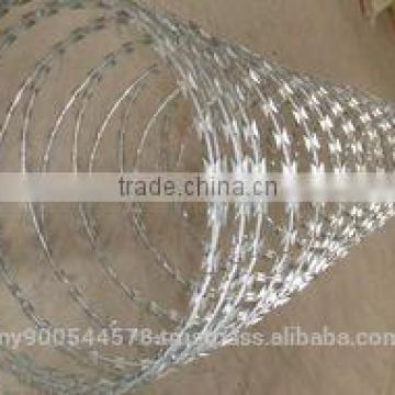 Concertina Razor Wire / Galvanized Concertina Razor Wire / Hight Security Razor Barbed Wire
