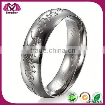Best Selling Products Fashion Stainless Steel Dubai Design Silver Ring