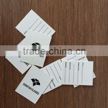 simple logo printed low price artpaper tag paper label