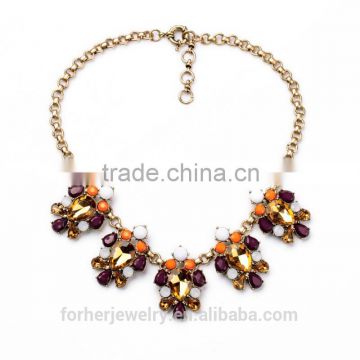 Available item 2015 latest design beads necklace for women SKA4735
