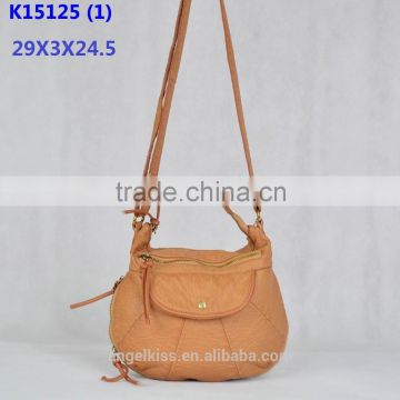 2015 new style fashion handbag with PU material in sample style