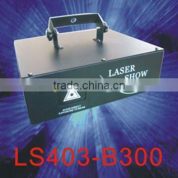 Single Blue 300mW Laser Light with Scanner
