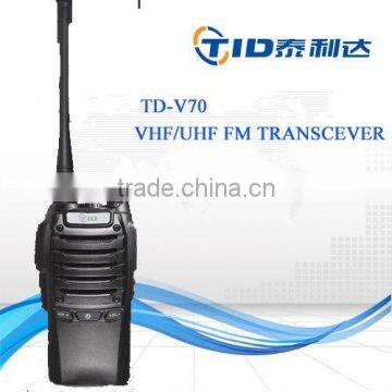 TD-V70 Dual band vhf/uhf walkie talkie mobile radio use long distance