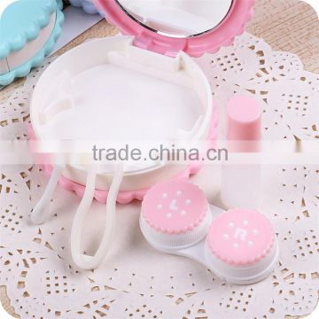 Cute Design Mirror Pink Contact Lense Cases                        
                                                Quality Choice