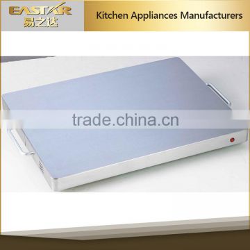 Stainless steel Food Warming Tray 220v 400w Single Hot Plate Electric 400w