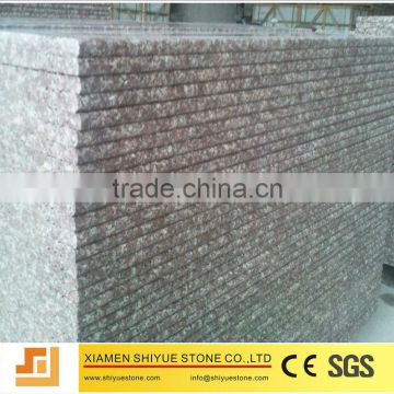 Natural China Polished Peach Red Granite Stair