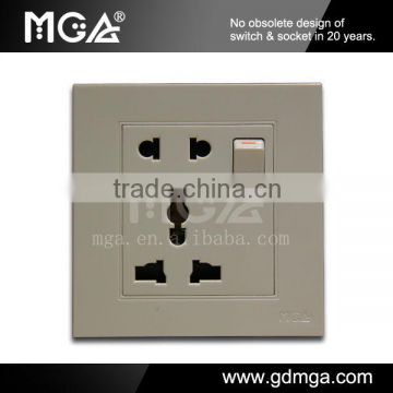 MGA A8 JAC05 Unique Universal socket with switch