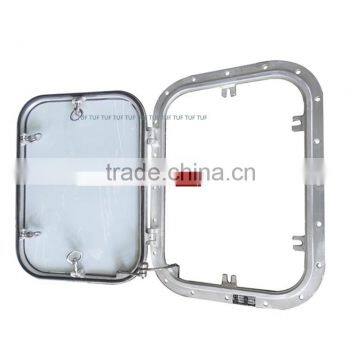 Marine aluminium open type retangular window/ ship window