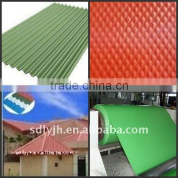 embossed aluminum roofing coil DIAMOND AND STUCCO 1200MM/1000MM