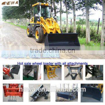 NEW 2016 hot sale ZL10 1.0ton CE mini garden loader