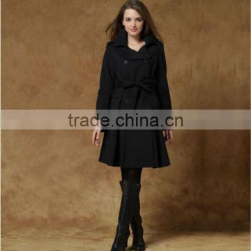 2015 Lady dress Wrinkle Leg-Opening Dignified And Magnanimous Long shiny Black suit Jacket wholesale