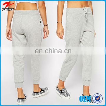 New arrival long gray custom jogger pants for women