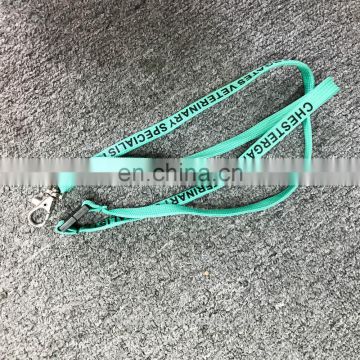 unique affordable custom polyester woven tube lanyards