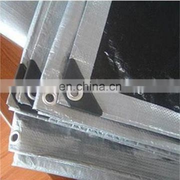 The most durable silver / black poly tarp used for the best protection against the sun