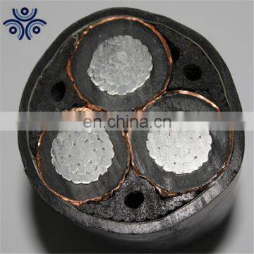10KV 3 core 70mm2 150mm2 xlpe insulated steel tape aluminum cable