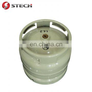 stech 6kg gas cylinder in camping cooking use with 13l water capacity