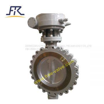 Lug wafer type High Pressure Double Offset Butterfly Valve Lug Type 300Lbs