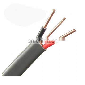CU/PVC/PVC cable Twin With Earth Flat Cable power cable+ECC flat TPS cable