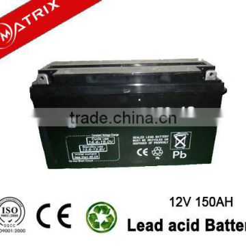 12v 150ah accumulator battery solar