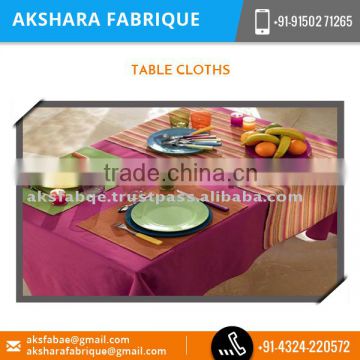 Indian Supplier/ Manufacturer/ Exporter of Cotton Table Cloth