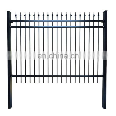Factory supply Decorative Spearhead Top Steel Fence Grill