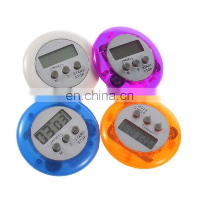 Mini Round LCD Digital Cooking Home Kitchen Digital Countdown Timer UP Timer Alarm