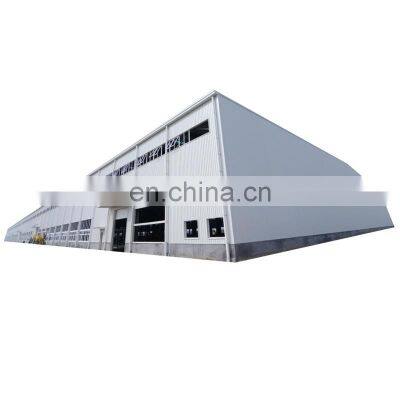 Light Gauge Steel Framing Prefabricated Hall Building / Factory / Shed Steel Structure Drawing