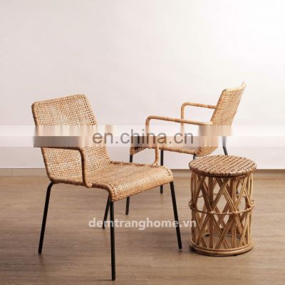 Outdoor Natural/ Bleached Raw Rattan Cane Webbing Roll from Professional Viet Nam Factory for chair table ceiling wall