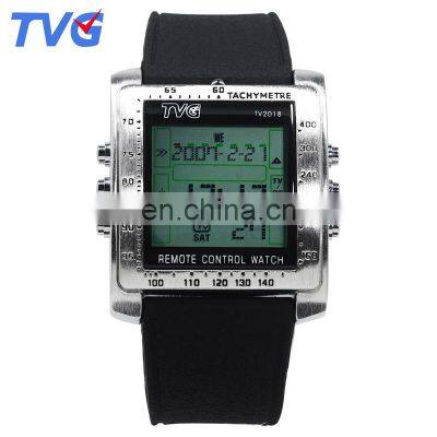 TVG TV2018 Men's Fashion&Casual Branded Watch On Sale Digital Movement Rubber Band Watch Online Price