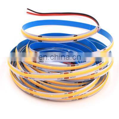 Hot Selling 320 384 528 LEDs High Density Flexible COB LED Tape Lights 12V 24V COB Led Strip Light