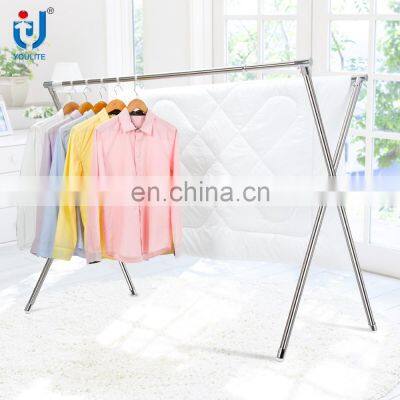 High quality X type folding metal clothes drying rack