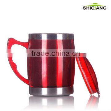double wall stainless steel travel mug thermal coffee tumbler
