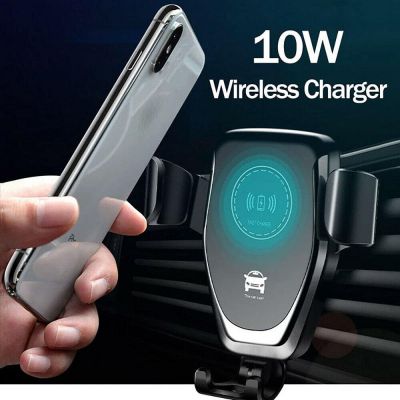 Wireless Phone Holder and Fast Car Charger 10W Smart Automatic Phone Holder, Compatible with Phone12 Pro Max/12 pro/12/11/10/8 Series, Samsung S10/S9/S8/Note10/9 and More