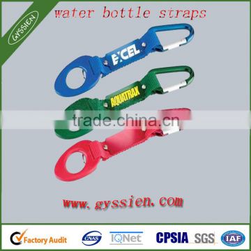 China factory wholesale polyester material bottle holder lanyard straps supplier