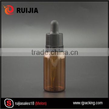 amber e-liquid bottle 30ml with tamper evident seal