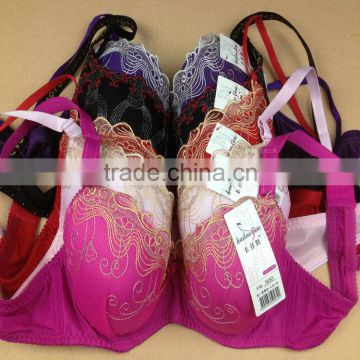 0.47USD Hot Newest Style Fashional Ladies Bra Designs/Thin Sponge 32-40BC Cup/5 Colors At Least (kczd119)