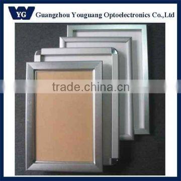 Various type extruded aluminum sign frame plexiglass poster holder