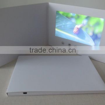 7 Inch invitation LCD video greeting card