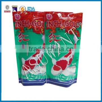 Customized design reusable laminated stand up fish lure/food packaging zipper 150g / 500g / 1000g bag for snack fish product