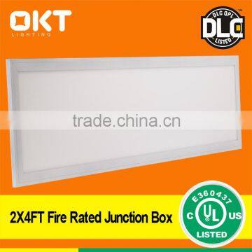 Brightness 100lm/w ultra thin linear office fixture panel light 2'x4'