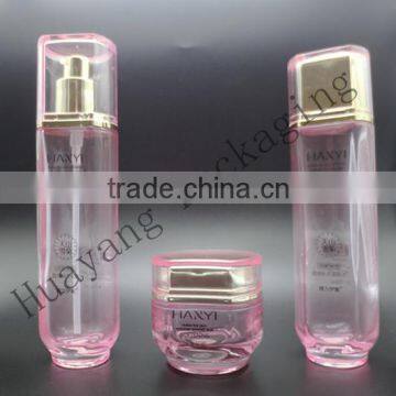 different glass jar glass bottle with cover high quality cosmetic glass bottle New product