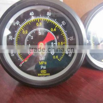 made in china Air Filled Pressure Gauge used on test bench,haiyu brand