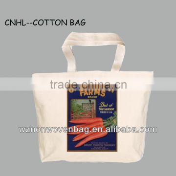 2014 new product durable manufacture natural cotton shopping bag