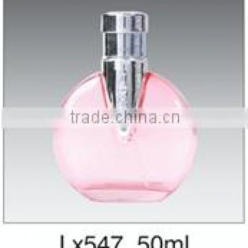 50ml Various shapes perfume glass bottle with lid