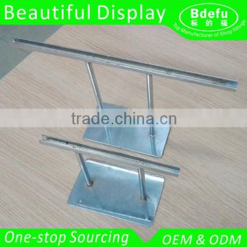 Chrome Finish Metal Signboard Stand Acrylic Holder