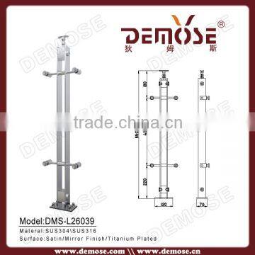 glass balusters/deck railing posts/stainless steel balustrade posts